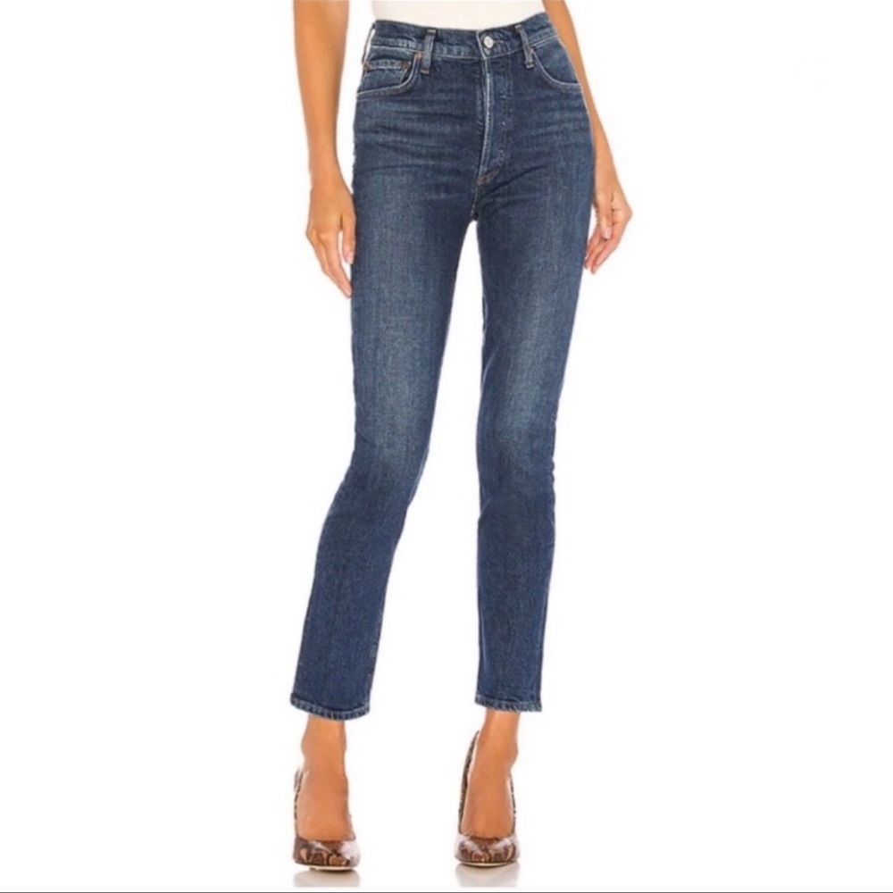 AGOLDE Nico High Rise Slim in Fixation